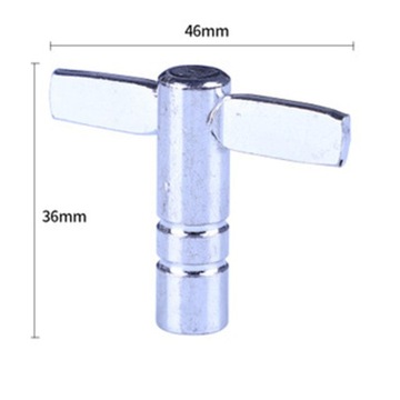 Klucz do strojenia bębna Klucz do bębna Łatwy w użyciu na imprezy i w kształcie litery T bez dziury