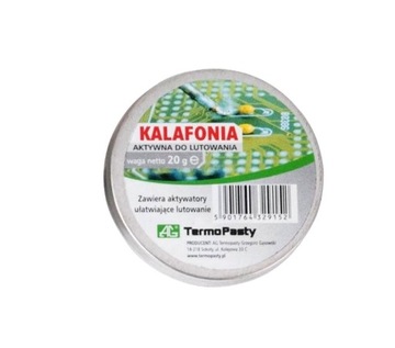 kalafonia aktywna do lutowania 20g AG