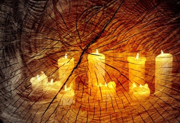 Свеча Bolsius Rustic Shine 130/68 RED