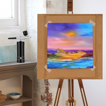 НАНЕСЕНИЕ АЭРОГРАТОМ ЭЛЕКТРИЧЕСКИЙ МАКИЯЖ СПРЕЙ ДЛЯ НОГТЕЙ АЭРОГРАТ АЭРОЩЕТКА