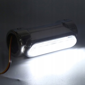 2 шт.. Мотоциклетные шоссейные фонари, хром