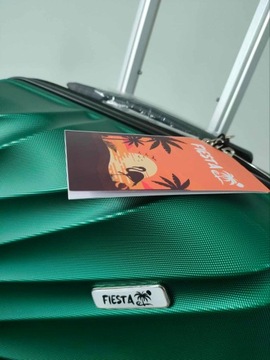 ЧЕМОДАН FIESTA S БАГАЖНИК SENSO 20 ДЮЙМОВ, ЗЕЛЕНЫЙ