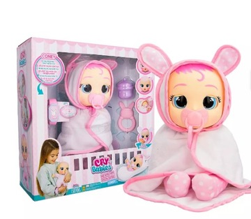 Cry Babies Newborn Coney - Deluxe Interactive Newborn Doll with A Smart Bra
