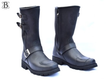 КОЖАНЫЕ БОТИНКИ HARLEY CHOPER RACEBOOTS ПОЛЬСКИЕ KLZ