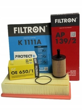 ZESTAW FILTRÓW FILTRON 2.0TDI 1,9TDI VW GOLF V VI