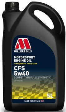 Millers Oils CFS 5W40 NT 5L 7953
