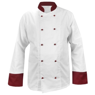 Bluza kucharska BIAŁA, kitel,rękaw długi roz.3XL