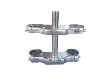 Półka zawieszenia cross 125, 250 KOMPLET srebrna