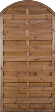 Полнодуговое шторное ограждение 90×180/160 R34 КОРИЧНЕВЫЙ