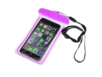 ETUI WODOODPORNE NA TELEFON BASEN PLAŻĘ RÓŻOWY