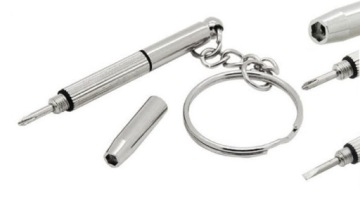 BRELOCZEK ŚRUBOKRĘT DO OKULARÓW KRZYŻAK KLUCZ