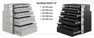 Szuflada Rack 19