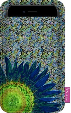 ETUI NA SMARTFON BLUE FLOWER