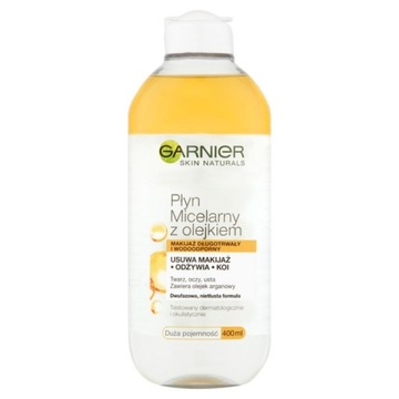 GARNIER PŁYN MICELARNY Z OLEJKIEM ARGANOWYM 400ml