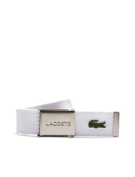 Lacoste Pasek męski, Blanc, 90