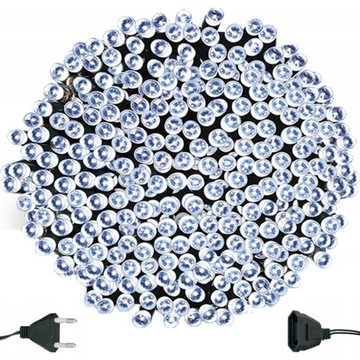 MOCNE LAMPKI CHOINKOWE 200 LED ZEWNĘTRZNE WEWNĘTRZNE ŚWIATEŁKA NA CHOINKE