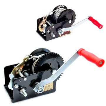 PREMIUM Wyciągarka Korbowa ręczna 1133KG 2500lbs DWUBIEGOWA Dragon Winch