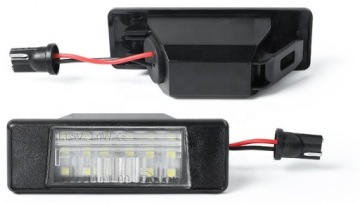 LAMPKI OŚWIETLENIE LED DO TABLICY REJESTRACYJNEJ NISSAN QASHQAI X-TRAIL