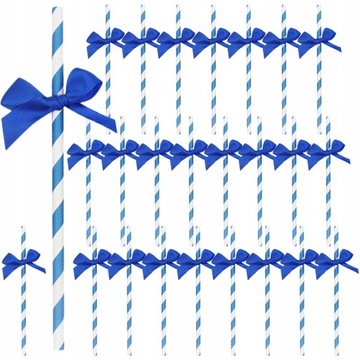 60pcs papierowe słomki łukowe Słomki Kreatywne