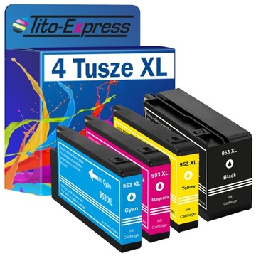 4x Tusz do HP 953 XL 7720 7730 7740 8210 8218 8710 8715 8720 8725 8730 8740