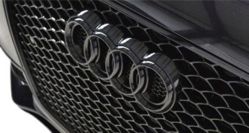 ПРЕМИУМ ЭМБЛЕМА ЗНАК AUDI Логотип спереди Маски A3 A4 A5 A6 273x94 мм