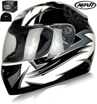 Kask motocyklowy integralny NAXA F15 r.XL 2xWIZJER