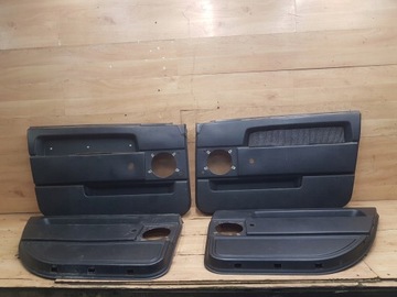 BOCZEK TAPICERKA DRZWI PRZÓD TYŁ KOMPLET VOLVO 740