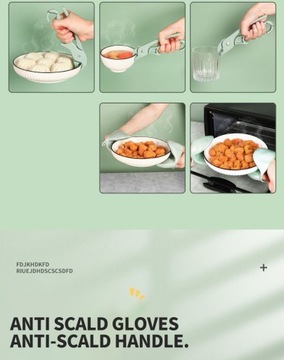 Anti-Scald Bowl Holder Pot Gripper Tray Clip Bowl