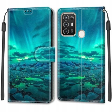 ETUI POKROWIEC SK0RZANE MAGNES DO ZTE Blade A52