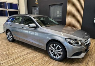 Mercedes Klasa C W205 Kombi 200 BlueTEC 136KM 2015 Mercedes-Benz Klasa C AUTOMAT gwarancja bezwypadkowy NAVI hak SKORA, zdjęcie 4