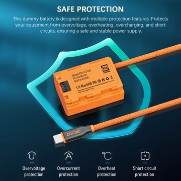 ZGCINE PD-LPE6 Type-C — это аккумулятор-пустышка LP-E6NH.