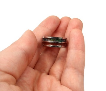 Кольцо-печатка Обручальное кольцо Дерево Сталь 316L Морское ушко