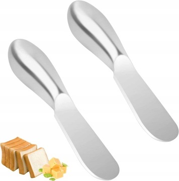 2SZT Nóż Do Dżemu Masła Kremów Uniwersalny 14.5CM
