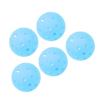 5 szt. Piłki Pickleball 40 otworów Świecące 74 mm sportowe piłki KR