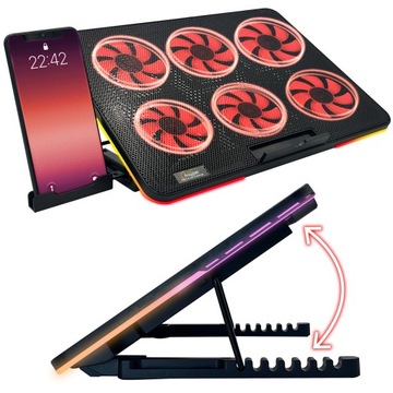 PODSTAWKA ERGONOMICZNA PODKŁADKA CHŁODZĄCA POD LAPTOP 12-15,6