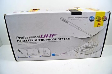 PROFESSIONAL UHF WIRELESS MICROPHONE SYSTEM W PUDEŁKU