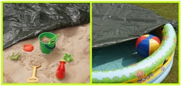 PLANDEKA WODOODPORNA PŁACHTA GRUBA MOCNA 2x3m