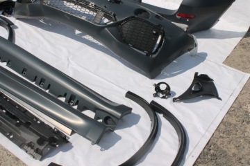 Обвес передний бампер, боковые юбки BMW X5 F15 в стиле M-Pak