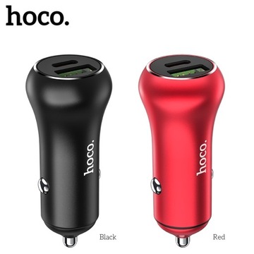 Автомобильное зарядное устройство hoco Z38 Type-C PD20W QC3.0
