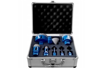 COBRA TOOLS ZESTAW OTWORNIC DIAMENTOWYCH 9PC M14 HEX 1/4 CORONELLA 200886