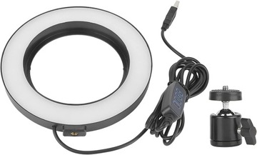 Lampa Pier?cieniowa LED, 15 Cm, Fotografia ?ciemniana Lampa LED Wideo