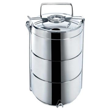 MENAŻKA trojak obiadowy stalowy FRESH FOOD 2,7 L