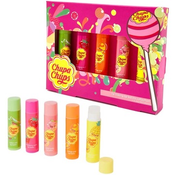 BALSAM DO UST CHUPA CHUPS 5 SZTUK POMADKA RÓŻNE SMAKI