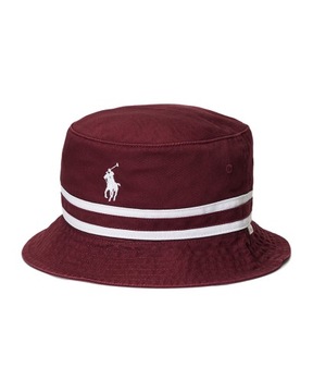 RALPH LAUREN LOFT BUCKET HAT RED BURGUNDY