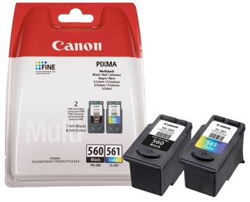 2x Tusz Canon PG560 + CL561 do TS5350 TS5351 TS5352 TS5353 TS7450 TS7451
