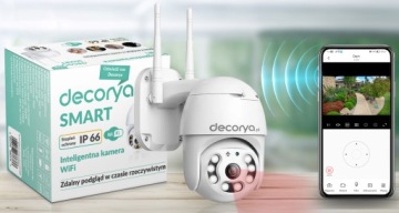 ВРАЩАЮЩАЯСЯ УМНАЯ НАРУЖНАЯ КАМЕРА IP 360 PRO WIFI LED НОЧНОЕ ВИДЕНИЕ ПРИЛОЖЕНИЕ