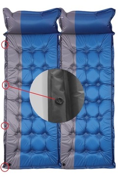 САМОНАДУВАЮЩИЙСЯ КОВрик С ПОДУШКОЙ SPORTVIDA МАТРАС TOURING SAD