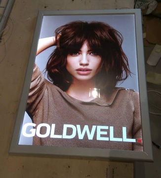 Рамка с подсветкой, тонкая светодиодная рамка B2 50х70см.