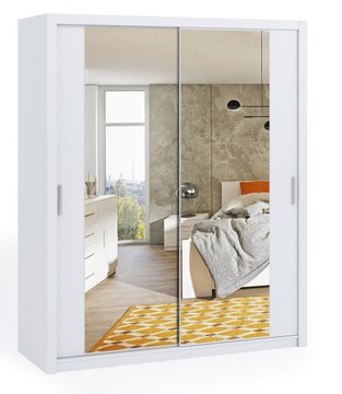 Комплект мебели для спальни, кровать, комод, стол, шкаф 180 см BARI дуб ремесленный