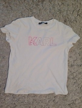 Блузка Karl Lagerfeld L, белая